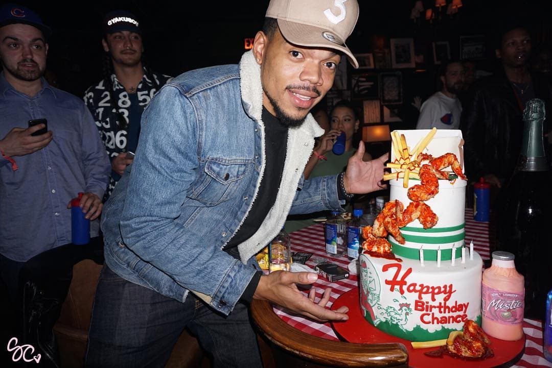 Chance the Rapper at Harold's Chicken