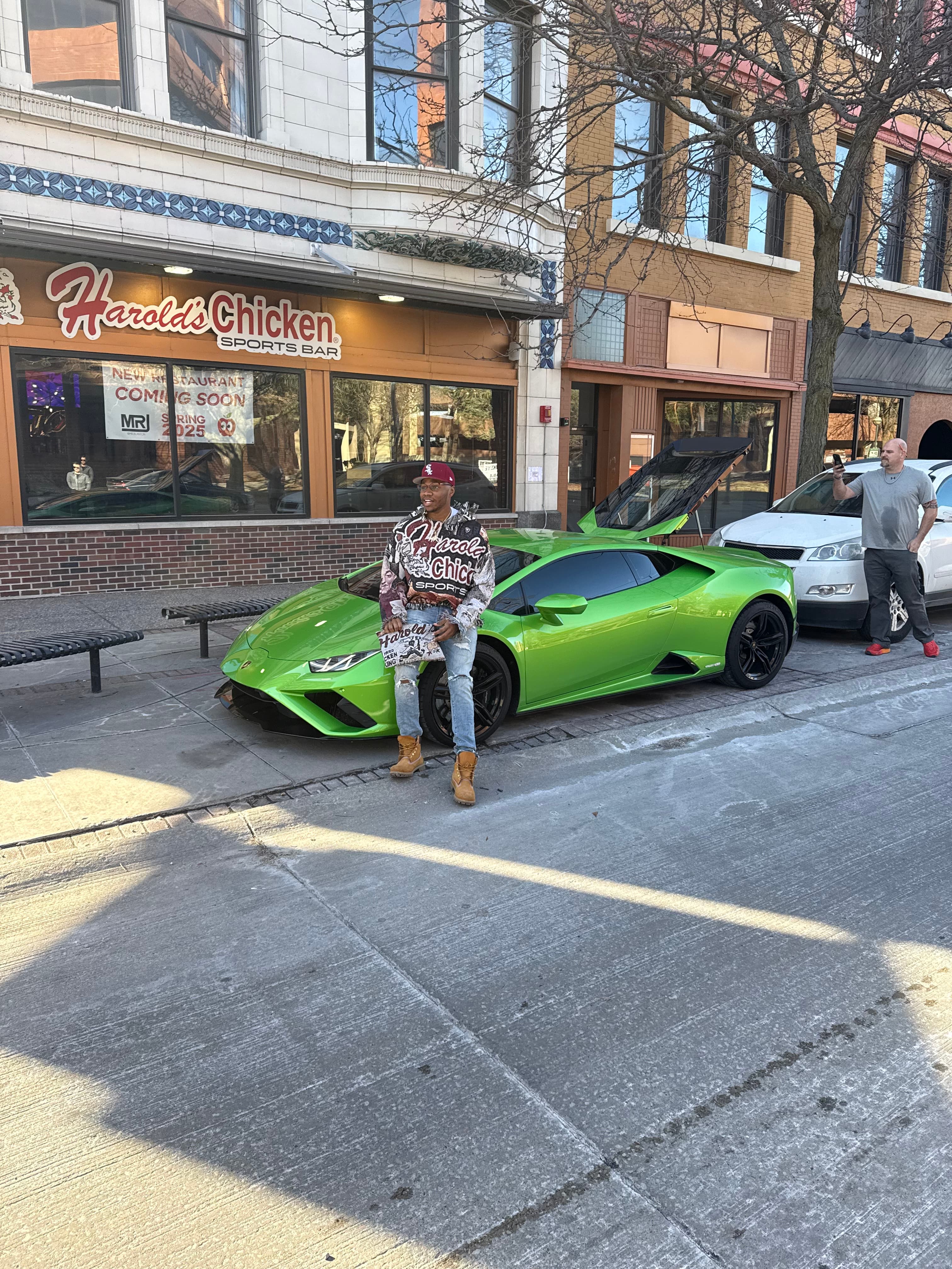 Blanton at Harold's Chicken