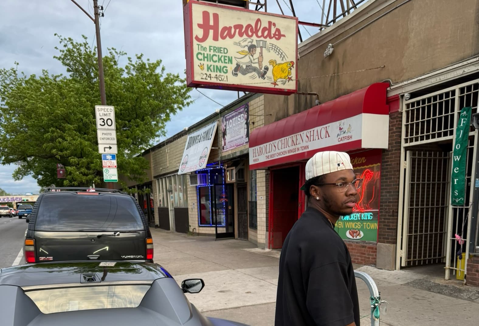 Blanton at Harold's Chicken