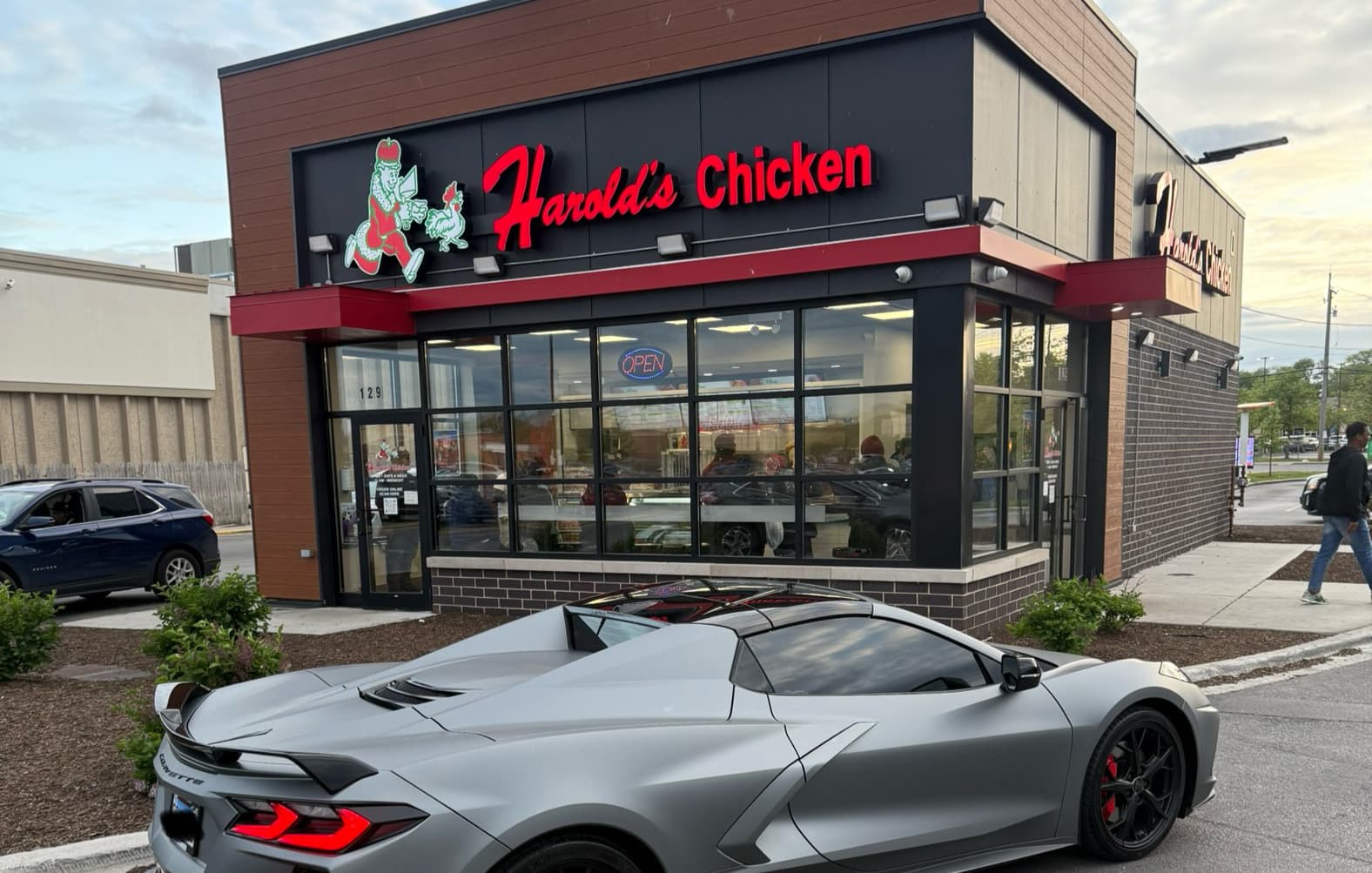 Blanton at Harold's Chicken