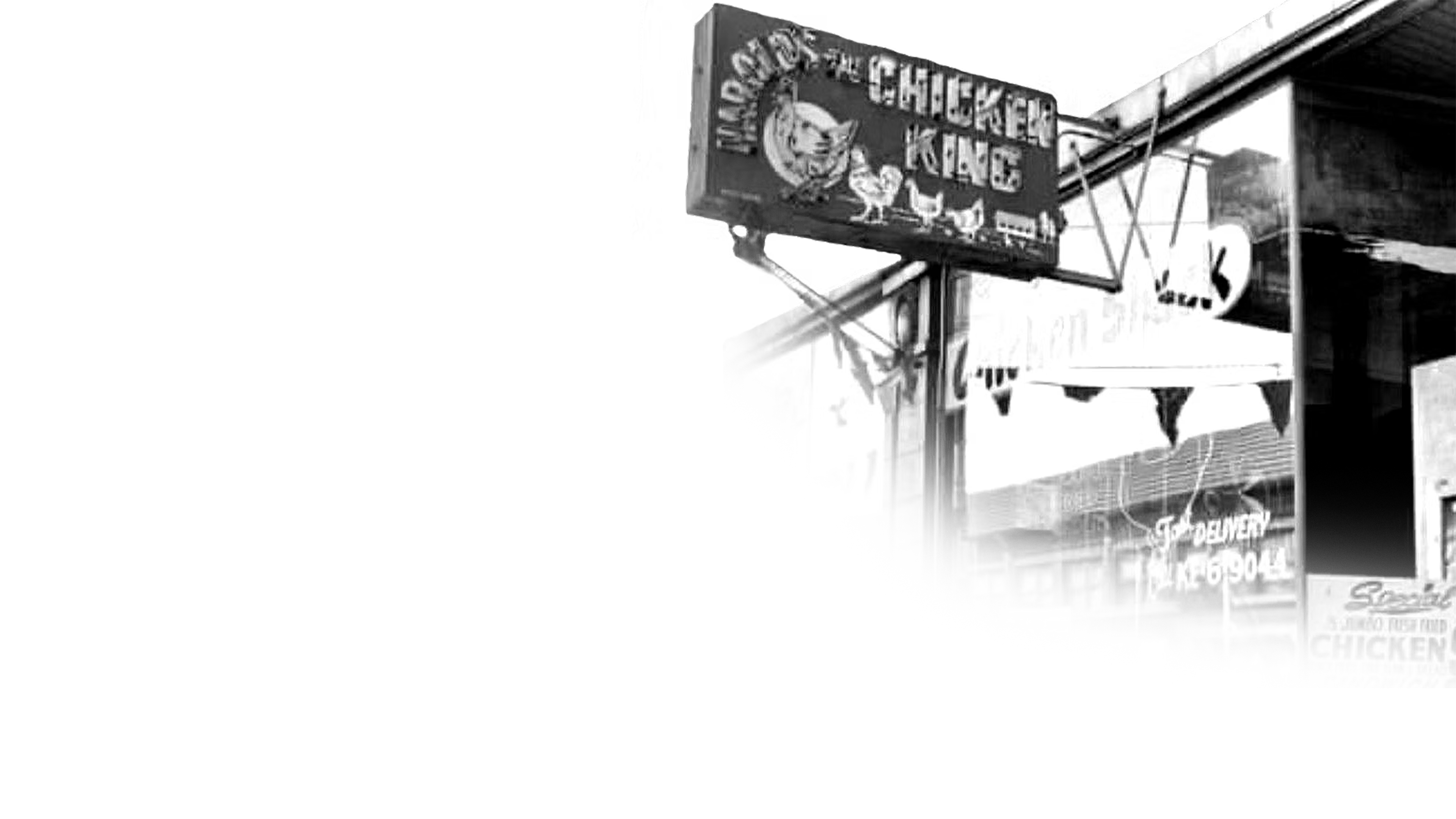 Restaurant ambiance showing Harold's Chicken interior